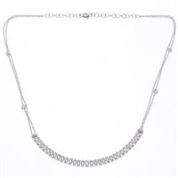 Collana Salvini Donna in Oro bianco Diamante 20088382 - 20088382